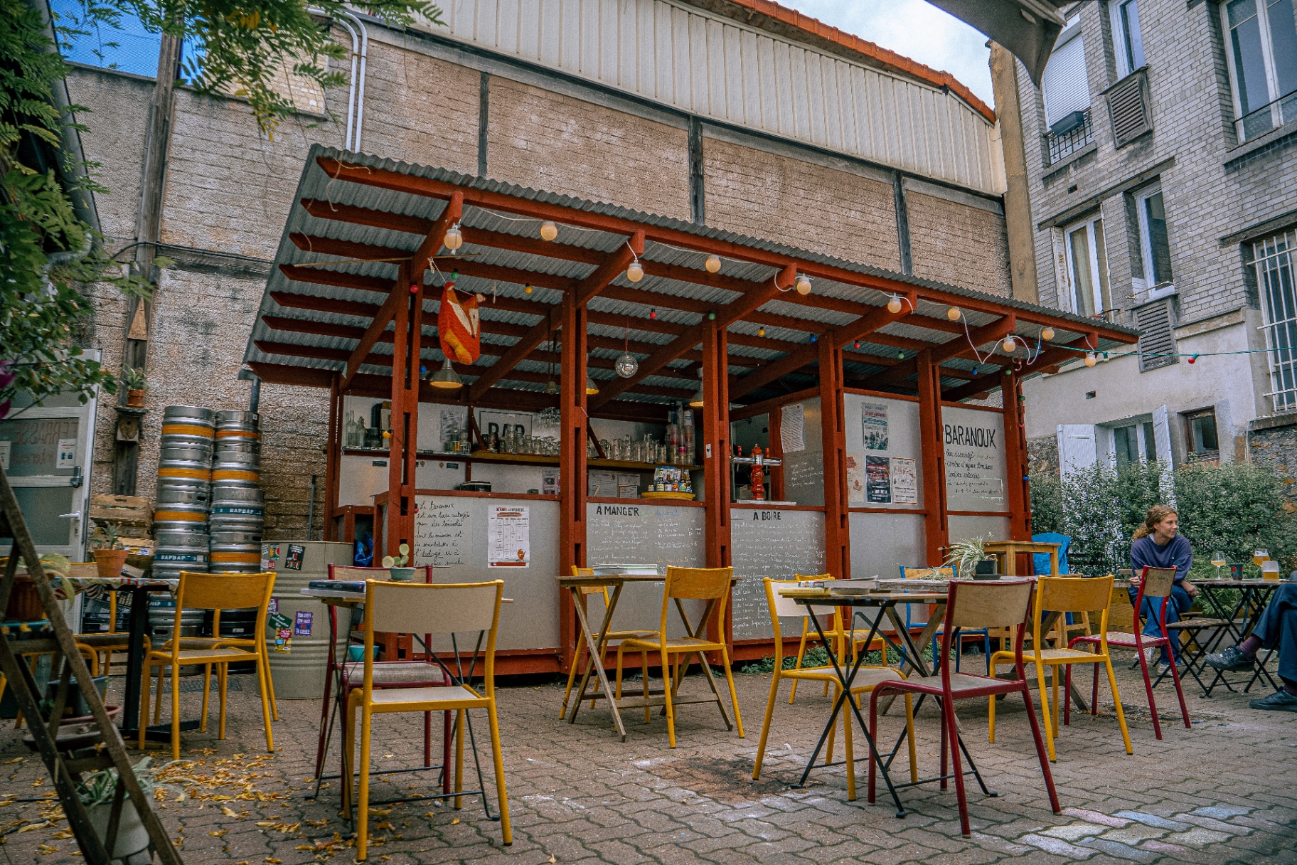 Le Baranoux, terrasse du bar